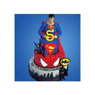 Superman Theme Cake 