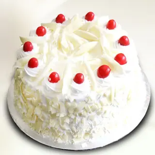 white forest fresh cream cake