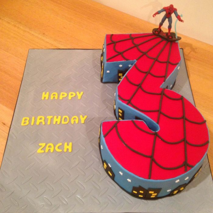 Black & Red Spider-Man Cake – Miss Cake