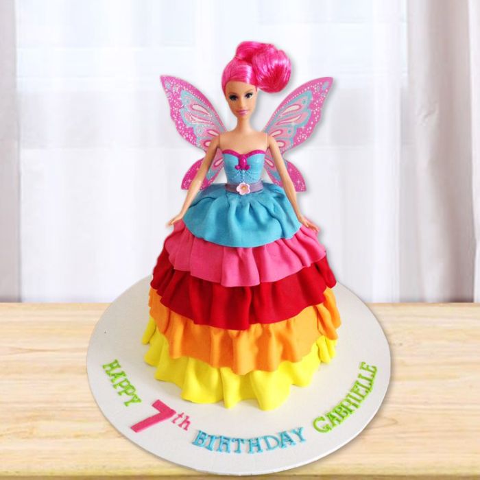 Barbie Movie Cake with FREE Printable Decorations ⋆ Sprinkle Some Fun